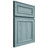 Shiloh Cabinetry Full Overlay Dalton Hickory Plain Cut Sky Door