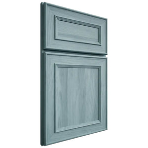 Shiloh Cabinetry Full Overlay Dalton Hickory Plain Cut Sky Door