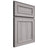 Shiloh Cabinetry Full Overlay Dalton Hickory Plain Cut Stratus Door