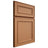 Shiloh Cabinetry Full Overlay Dalton Maple Plain Cut Cashmere Door