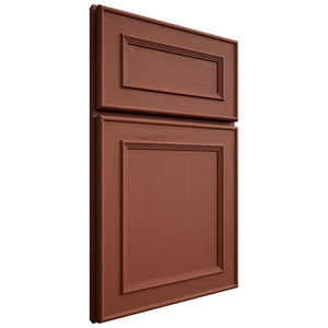 Shiloh Cabinetry Full Overlay Dalton Maple Plain Cut Cayenne Door