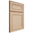 Shiloh Cabinetry Full Overlay Dalton Maple Plain Cut Natural Door