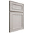 Shiloh Cabinetry Full Overlay Dalton Paintable Amazing Gray Door