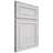 Shiloh Cabinetry Full Overlay Dalton Paintable Arctic Door