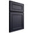 Shiloh Cabinetry Full Overlay Dalton Paintable Hale Navy Door