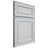 Shiloh Cabinetry Full Overlay Dalton Paintable Niebla Azul Door