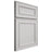 Shiloh Cabinetry Full Overlay Dalton Paintable Repose Gray Door