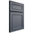 Shiloh Cabinetry Full Overlay Dalton Paintable Slate Tile Door