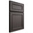 Shiloh Cabinetry Full Overlay Dalton Paintable Urbane Bronze Door