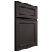 Shiloh Cabinetry Full Overlay Dalton Poplar Plain Cut Carbon Door