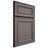 Shiloh Cabinetry Full Overlay Dalton Poplar Plain Cut Heatherstone Door