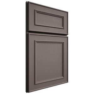 Shiloh Cabinetry Full Overlay Dalton Poplar Plain Cut Heatherstone Door