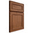 Shiloh Cabinetry Full Overlay Dalton Red Oak Plain Cut Braun Door