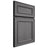 Shiloh Cabinetry Full Overlay Dalton Red Oak Plain Cut Cadet Door
