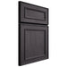 Shiloh Cabinetry Full Overlay Dalton Red Oak Plain Cut Harbor Door