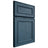 Shiloh Cabinetry Full Overlay Dalton Red Oak Plain Cut Hudson Door