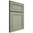 Shiloh Cabinetry Full Overlay Dalton Red Oak Plain Cut Moss Door