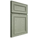 Shiloh Cabinetry Full Overlay Dalton Red Oak Plain Cut Moss Door