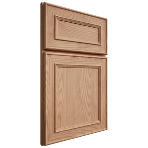 Shiloh Cabinetry Full Overlay Dalton Red Oak Plain Cut Natural Door