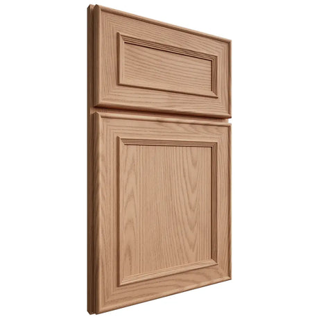 Shiloh Cabinetry Full Overlay Dalton Red Oak Plain Cut Natural Door