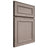 Shiloh Cabinetry Full Overlay Dalton Red Oak Plain Cut Sterling Door