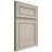 Shiloh Cabinetry Full Overlay Dalton Walnut Plain Cut Seagull Door