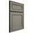 Shiloh Cabinetry Full Overlay Dalton Walnut Plain Cut Thyme Door
