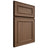 Shiloh Cabinetry Full Overlay Dalton White Oak Plain Cut Autumn Door
