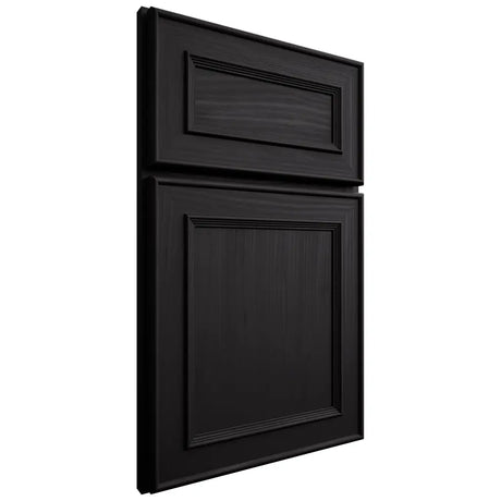 Shiloh Cabinetry Full Overlay Dalton White Oak Plain Cut Espresso Door