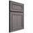 Shiloh Cabinetry Full Overlay Dalton White Oak Plain Cut Flagstone Door