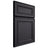 Shiloh Cabinetry Full Overlay Dalton White Oak Plain Cut Harbor Door