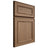 Shiloh Cabinetry Full Overlay Dalton White Oak Plain Cut Medium Door