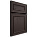 Shiloh Cabinetry Full Overlay Dalton White Oak Plain Cut Morel Door