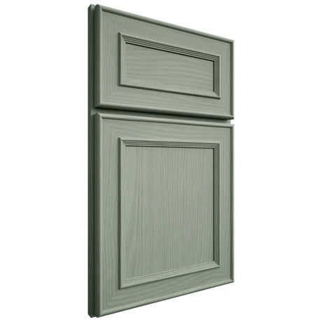 Shiloh Cabinetry Full Overlay Dalton White Oak Plain Cut Moss Door