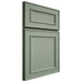 Shiloh Cabinetry Full Overlay Dalton White Oak Plain Cut Moss Door