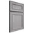 Shiloh Cabinetry Full Overlay Dalton White Oak Plain Cut Stratus Door