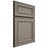 Shiloh Cabinetry Full Overlay Dalton White Oak Plain Cut Thyme Door