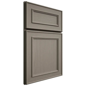 Shiloh Cabinetry Full Overlay Dalton White Oak Plain Cut Thyme Door