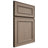 Shiloh Cabinetry Full Overlay Dalton White Oak Quarter Sawn Almond Door