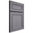 Shiloh Cabinetry Full Overlay Dalton White Oak Quarter Sawn Cadet Door