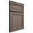 Shiloh Cabinetry Full Overlay Dalton White Oak Quarter Sawn Clay Door