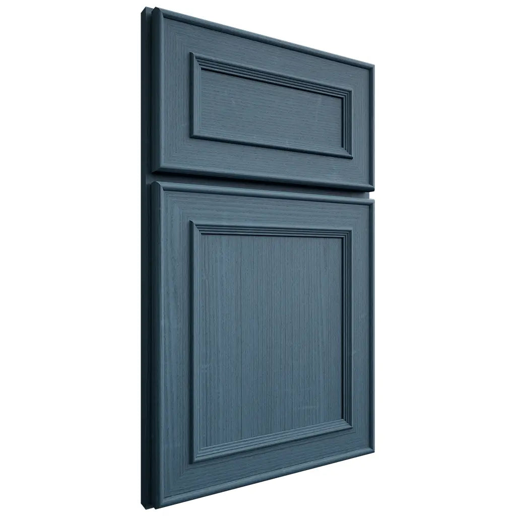 Shiloh Cabinetry Full Overlay Dalton White Oak Quarter Sawn Hudson Door