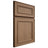 Shiloh Cabinetry Full Overlay Dalton White Oak Quarter Sawn Medium Door