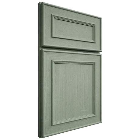 Shiloh Cabinetry Full Overlay Dalton White Oak Quarter Sawn Moss Door