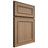 Shiloh Cabinetry Full Overlay Dalton White Oak Quarter Sawn Natural Door