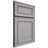 Shiloh Cabinetry Full Overlay Dalton White Oak Quarter Sawn Stratus Door