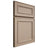 Shiloh Cabinetry Full Overlay Dalton White Oak Quarter Sawn Straw Door