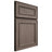 Shiloh Cabinetry Full Overlay Dalton White Oak Rift Cut Clay Door