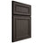 Shiloh Cabinetry Full Overlay Dalton White Oak Rift Cut Creekside Door