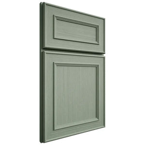 Shiloh Cabinetry Full Overlay Dalton White Oak Rift Cut Moss Door